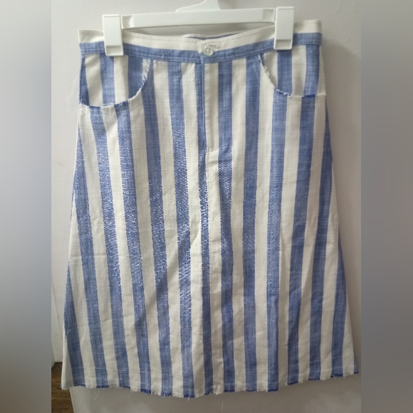 Urbani Dresses & Skirts - Urbani, NWT, Women's, Skirt, Mid Length, Size 20, Color Blue, White